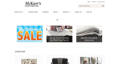 Desktop Screenshot of mckarrsfurniture.com